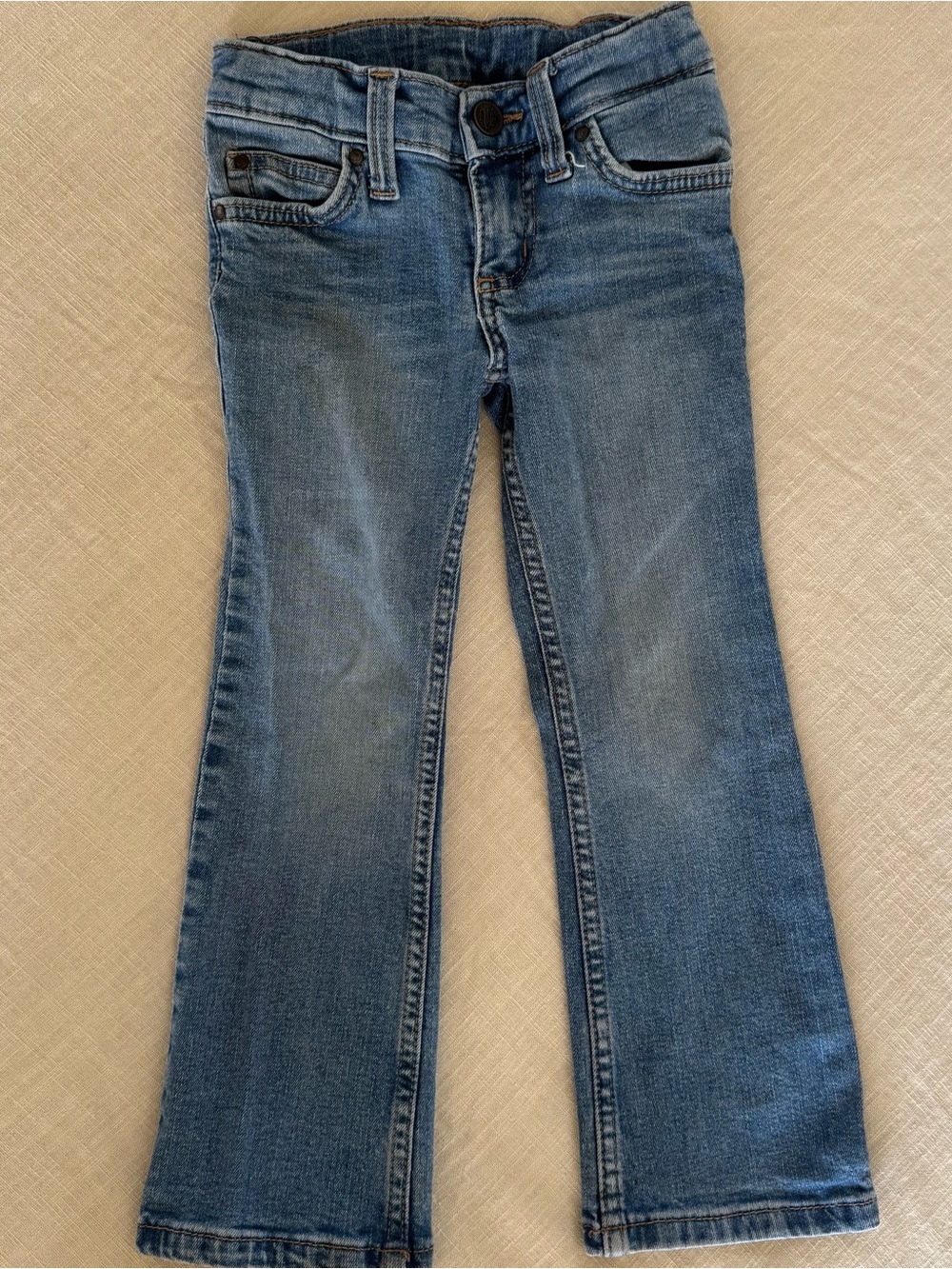 Girls' Wrangler Blue Denim Jeans - 4 Regular